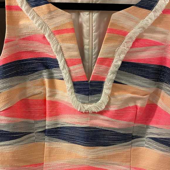 Trina Turk 'Delmi' Jacquard Stripe Shift Dress, Size 6 - Picture 7 of 9